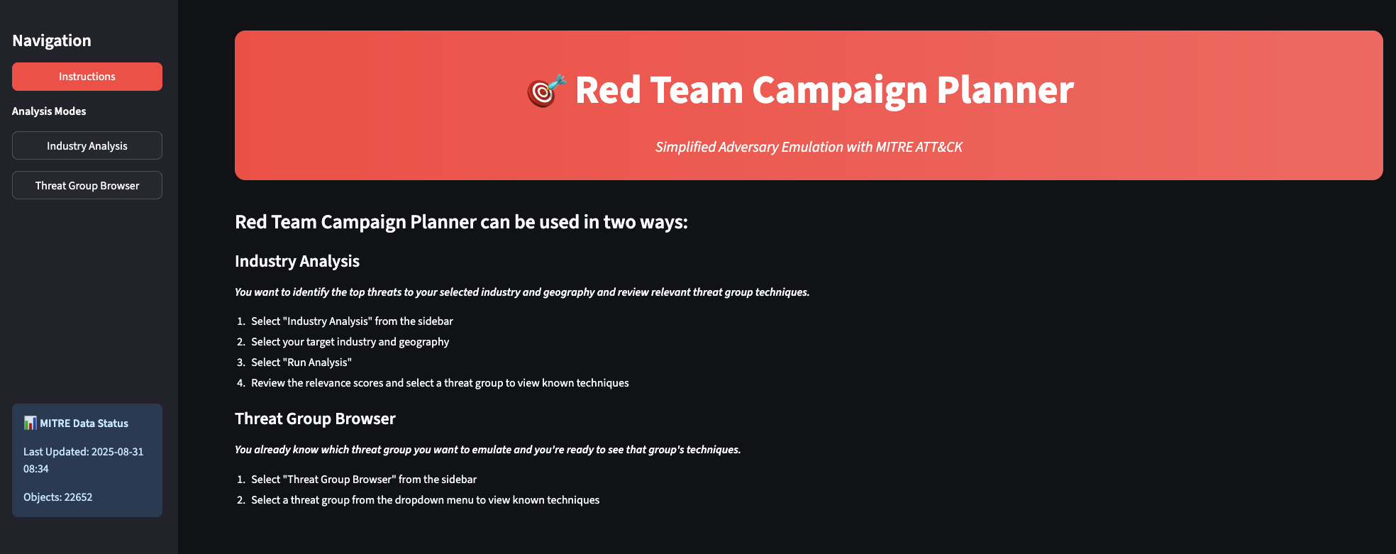 RTCP Interface Screenshot